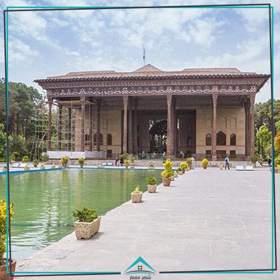 2. باغ کاخ چهل ستون - اصفهان (1057 هجری قمری)
