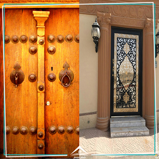 درب ورودی خانه سنتی و امروزی ایرانی