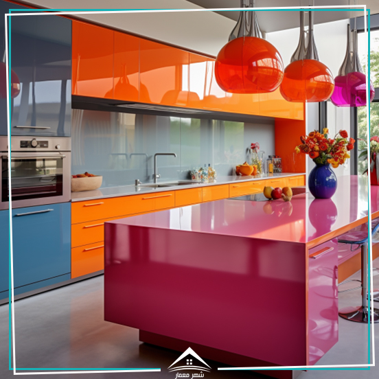 تأثیر رنگ در طراحی آشپزخانه 