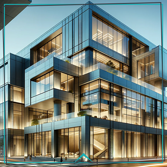 اصول طراحی مدرن نما انواع طراحی نمای ساختمان2