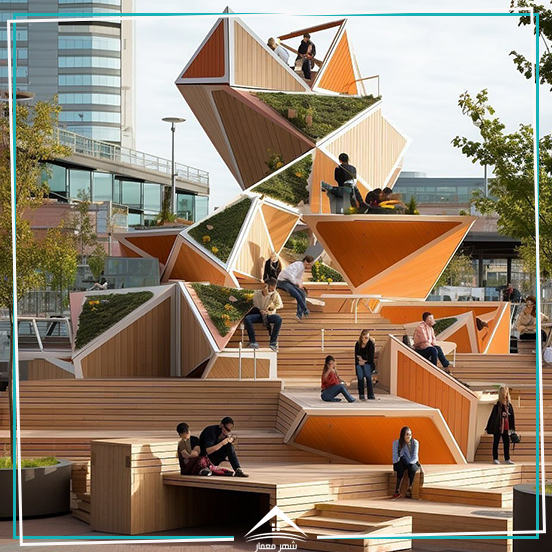 متریال‌های به‌کاررفته در طراحی فضاهای عمومی مدرن